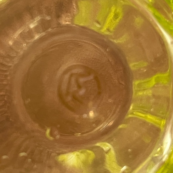 Moon and Star Vaseline Glass Compote! - Picture 9 of 9